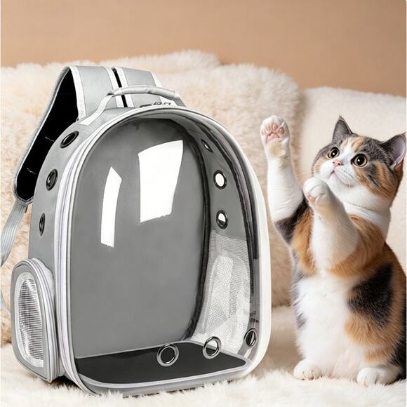 Unbranded | Small Pets | Space Capsule Cat Carrier Backpack Breathable ...
